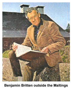 Composer Benjamin Britten